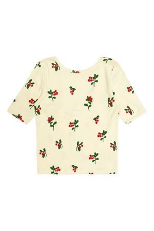 tshirt in cotone bianco MINI RODINI KIDS | 2522011311OFFWHITE